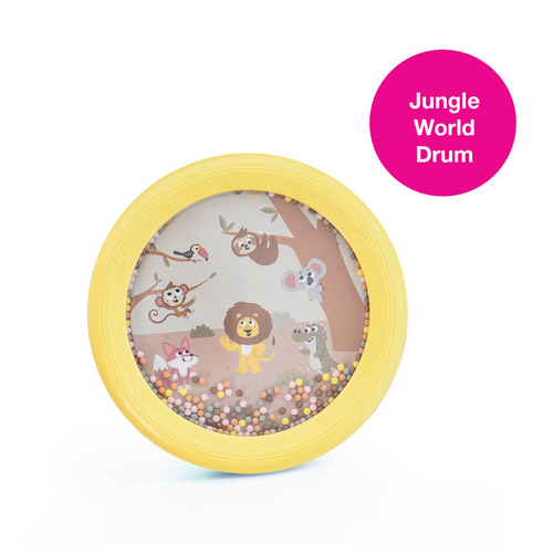 Edushape igračka bubanj Jungle World Drum - Boho Chic slika 7