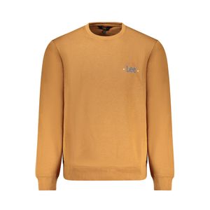 LEE MEN'S BROWN ZIP-UP SWEATSHIRT