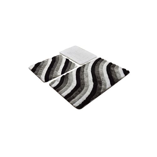 Colorful - Grey Multicolor Acrylic Bathmat Set (3 Pieces) slika 2