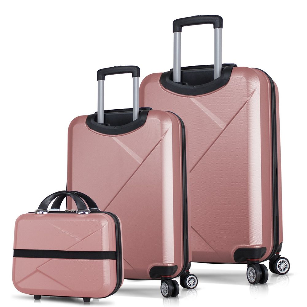 Set Kofera u Roze Zlatnoj (3 Komada) slika 2