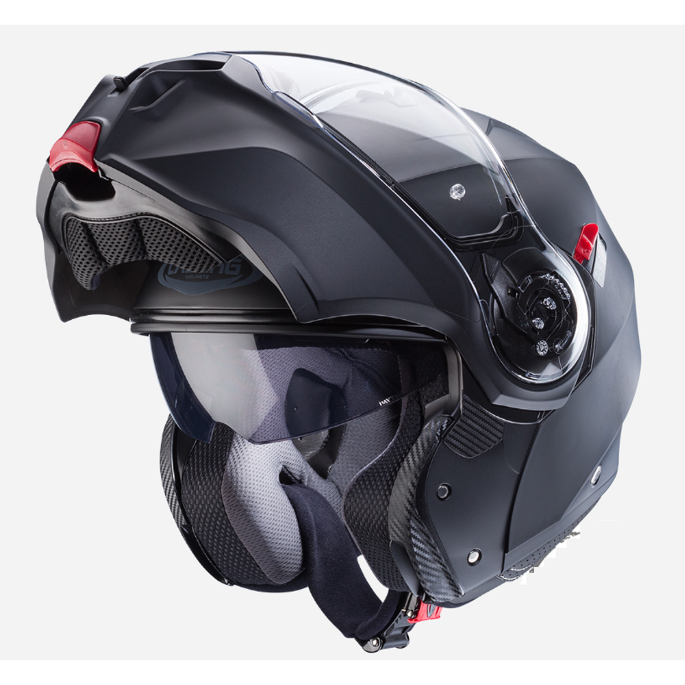 Modularna - flip up kaciga za motor Caberg Duke EVO - Crna vel.XL slika 1