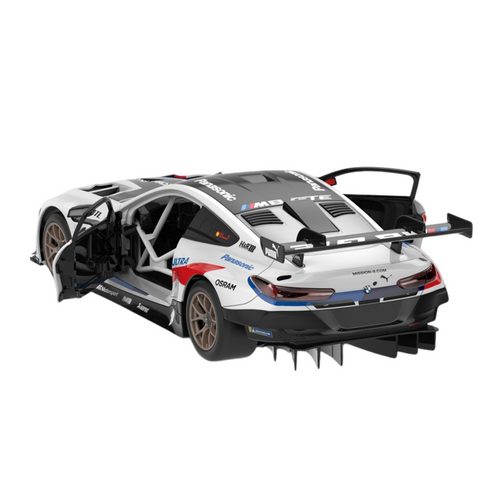 Licencirani auto na daljinsko upravljanje i sastavljanje 1:18 BMW M8 GTE - bijeli - 66 elemenata slika 5