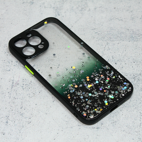 Maska Frame Glitter za iPhone 13 Pro Max 6.7 crna slika 1