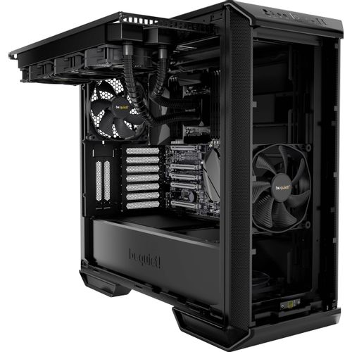 be quiet! BGW23 DARK BASE 700, MB compatibility: E-ATX / ATX / M-ATX / Mini-ITX, Two pre-installed be quiet! Silent Wings 3 140mm fans, Ready for water cooling radiators up to 360mm slika 3