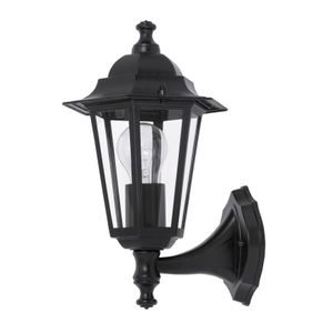 Spoljna zidna lampa Velence E27 60w crna IP43 (8204)