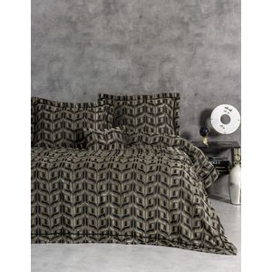 Bertha - Anthracite Anthracite Double Bedspread Set