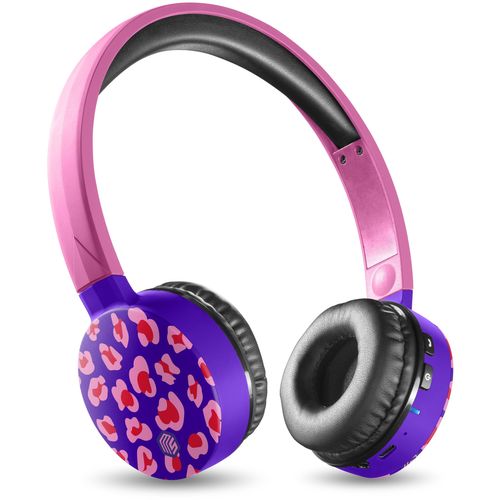 Cellularline Music Sound bluetooth fan slušalice on-ear pink camo slika 1