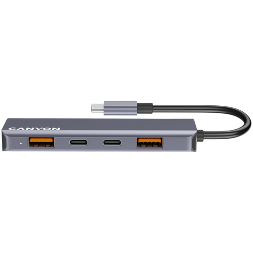 CANYON hub DS-18 5in1 USB-C Grey slika 2