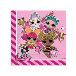 Papirne salvete LOL Surprise 33x33cm, 20 komada