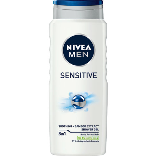 NIVEA Men Sensitive gel za tuširanje 500ml slika 1
