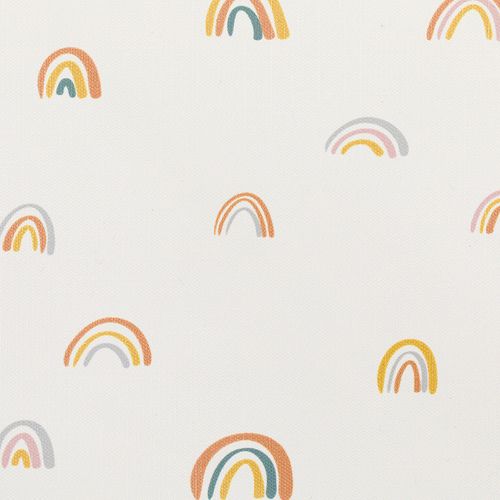 Fillikid podloga za prematanje mekana 50x66x8,5 cm, Rainbow beige slika 4