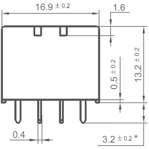 Hongfa HFKD/012-2ZST automobilski relej 12 V/DC 20 A 2 prebacivanje  slika 3