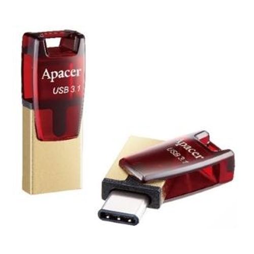 APACER 64GB AH180 USB 3.1 Tip C flash crveni slika 1