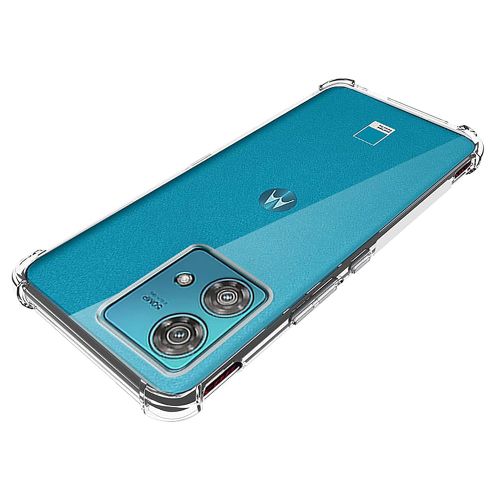 Techsuit Shockproof Clear Silicone prozirna maskica otporna na udarce za Motorola Edge 40 Neo slika 3