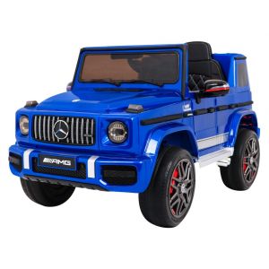 Licencirani auto na akumultor Mercedes G63 - plavi/lakirani