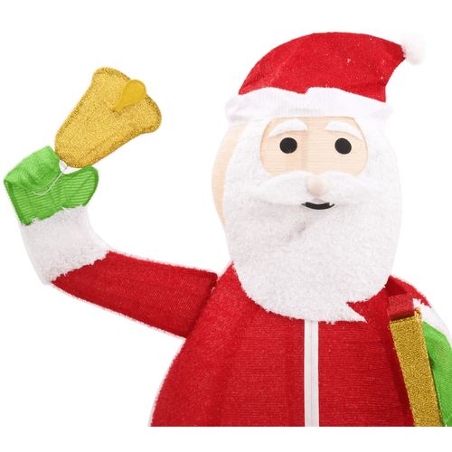 Ukrasna božićna figura Djeda Mraza LED luksuzna tkanina 180 cm slika 11