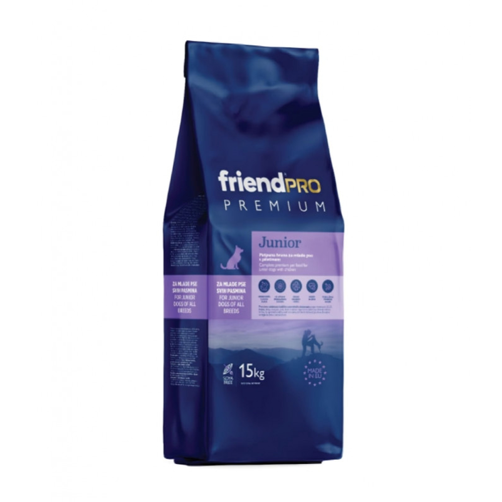 Friend PRO Premium Junior suha hrana za pse Piletina 15kg slika 1