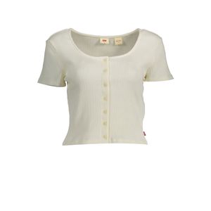 LEVI'S WHITE WOMAN SHORT SLEEVE T-SHIRT