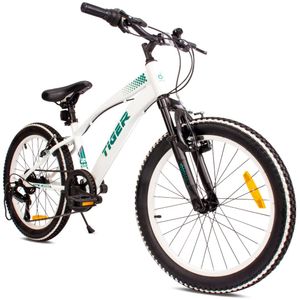 Dječji bicikl Tiger 20" RevoShift Shimano 6 brzina bijelo-zeleni