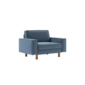 Sofa za Jednu Osobu Sparrow Loveseat - boje: okeanska plava orah