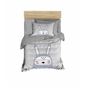 PH1108 Grey
White Baby Quilt Cover Set