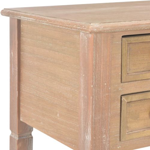 280072 Writing Desk Brown 109,5x45x77,5 cm Wood slika 6