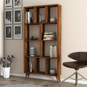 Sahra Bookshelf - Baroque Walnut Baroque Walnut Bookshelf