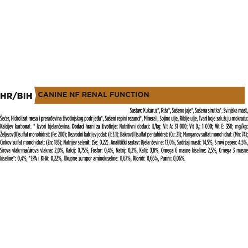 PRO PLAN VETERINARY DIETS NF Renal functions, za potporu rada bubrega, 2x3kg slika 3