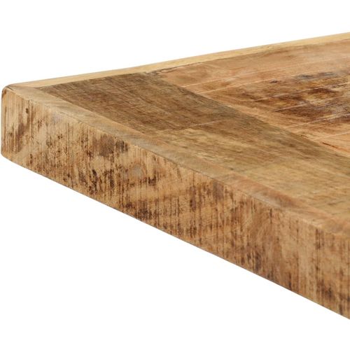 Blagovaonski stol od masivnog grubog drva manga 140x70x75 cm slika 5