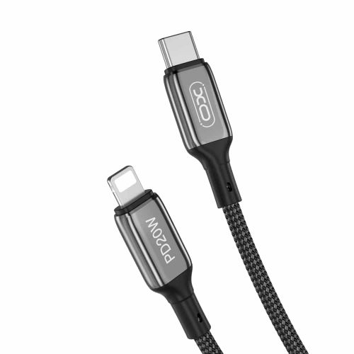 XO kabel NB-Q180A USB-C - Lightning 1m 20W crni slika 3