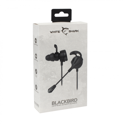 White Shark WS GE 537 BLACKBIRD, IN-EAR Headphones + mic slika 3