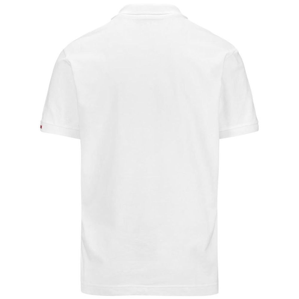 Kappa Muška polo majica Logo Maltaxita MSS, Bijela slika 5