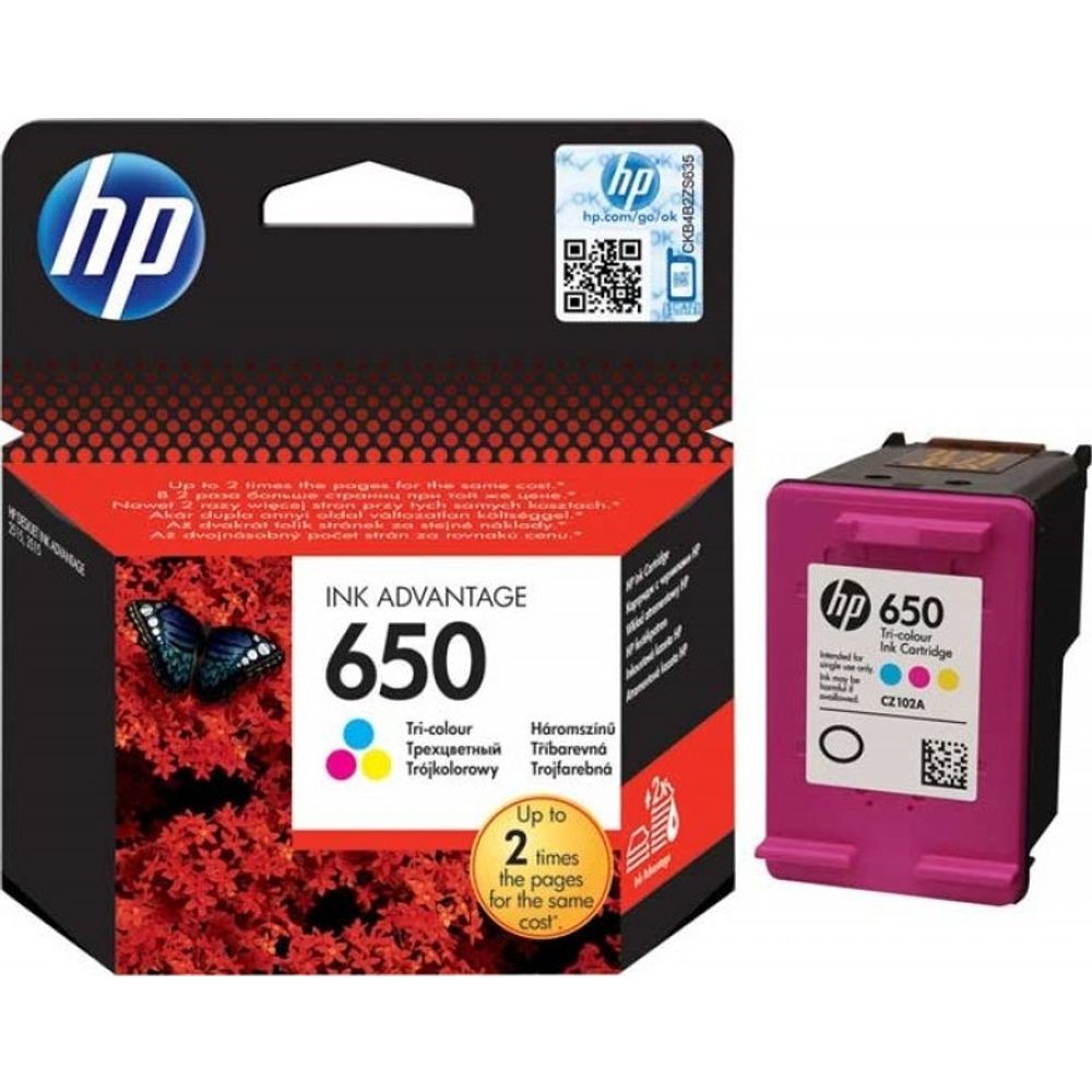 HP Tinta CZ102AE Color 650A028454 slika 1