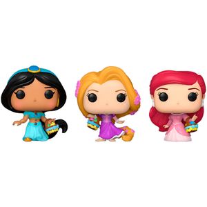 Carrot Pocket POP Blister: 3 Figurice Disney Princeze - Rapunzel, Ariel, Jasmin