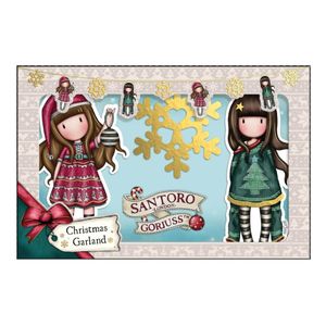 Girlanda Gorjuss pahuljice Merry and Bright 1222GJ01