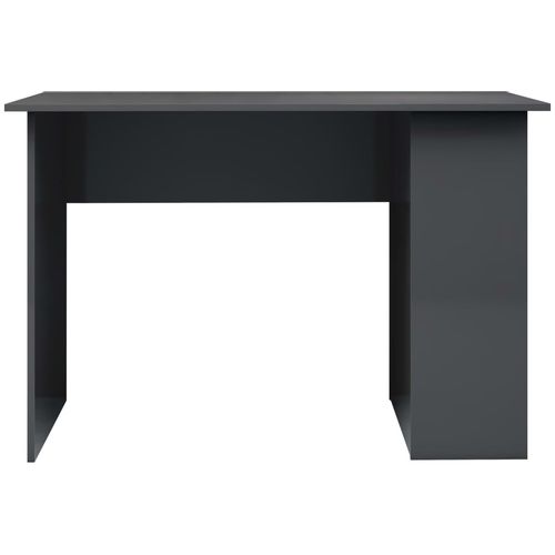 Radni stol visoki sjaj sivi 110 x 60 x 73 cm od iverice slika 45