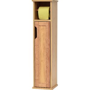 TENDANCE DRŽAČ TOALET PAPIRA SA OSTAVOM MAHE 18X18X75 CM MDF BAMBUS 9912195