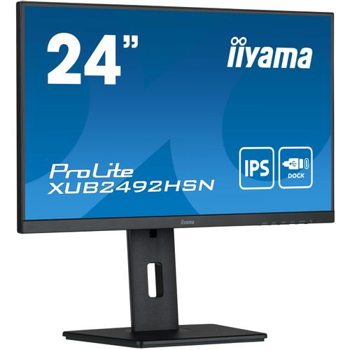 IIYAMA Prolite 23.8" 1920x1080 DP, HDMI, USB-C Dock 65W + LAN slika 1