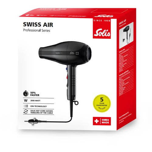 Solis Swiss Air Black 360 sušilo za kosu slika 10