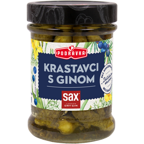 Podravka Krastavci s ginom 280 g slika 1