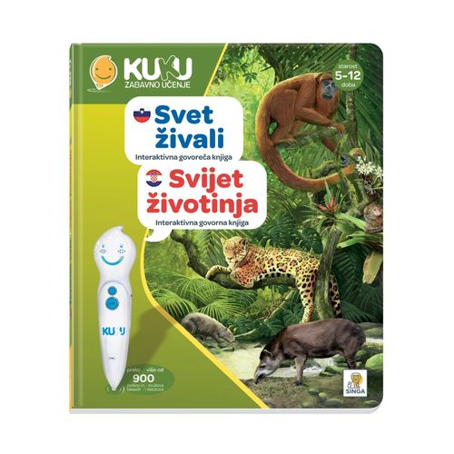 Interaktivna knjiga KUKU - Svijet životinja (bez olovke)  slika 1