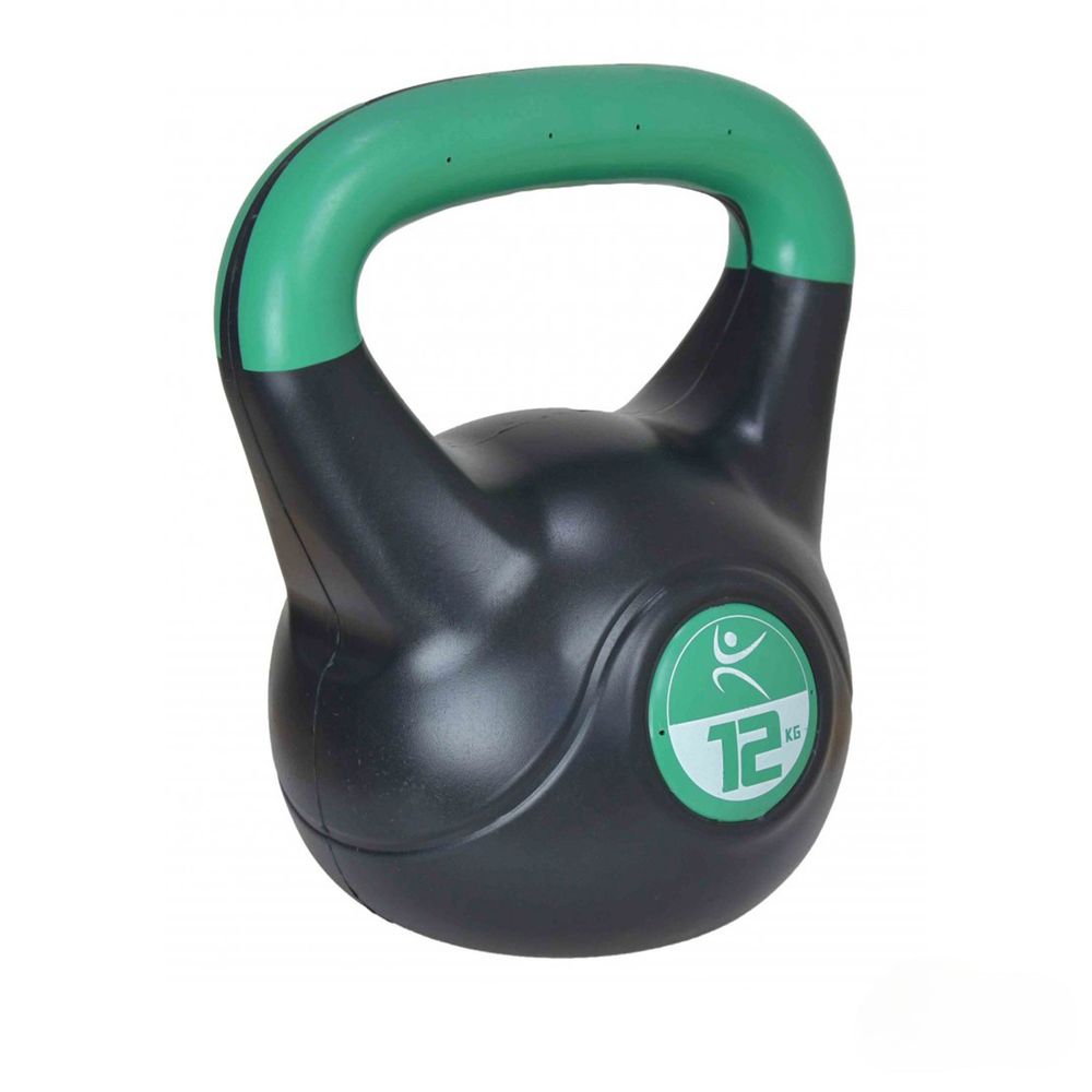 Lifefit Girja Kettlebell Vinyl 12kg, Dark Green slika 1