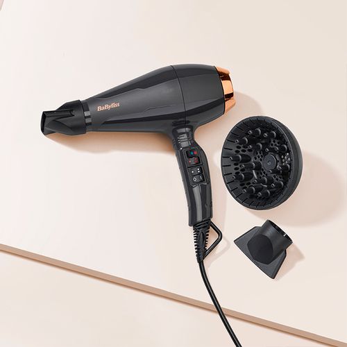 Babyliss 6719DE fen za kosu Air Pro 2200W sa difuzorom sivi slika 7