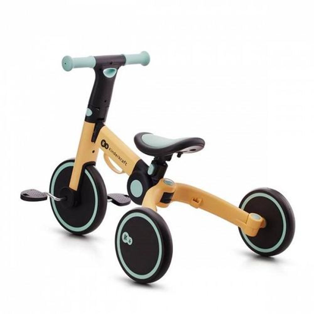 Kinderkraft Sklopivi tricikl 4TRIKE 3U1, Sunflower Blue slika 4