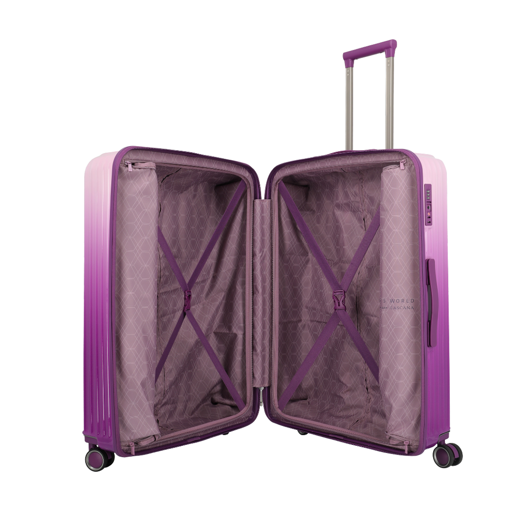 Travelite kofer 77 cm Lascana 077449-17, ljubičasti slika 4