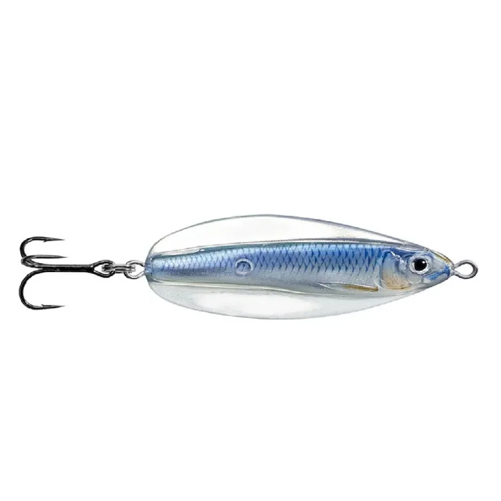 LiveTarget metalna varalica Erratic Shiner (Casting Spoon) Silver Blue 70mm 21g (ESS70SK201) slika 1