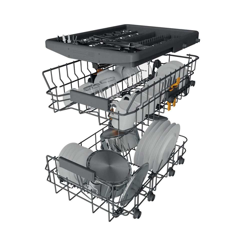 WHIRLPOOL Mašina za pranje suđa WH6FC11BS7A0X / 11 setova, 45 cm slika 5