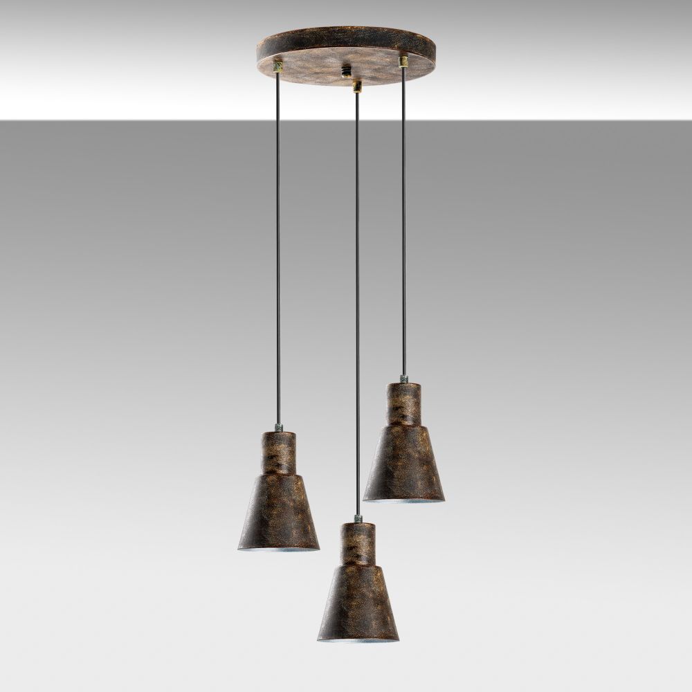 Luster KONIKKEM-6357-3-RETRO u Antiknom Stilu slika 5