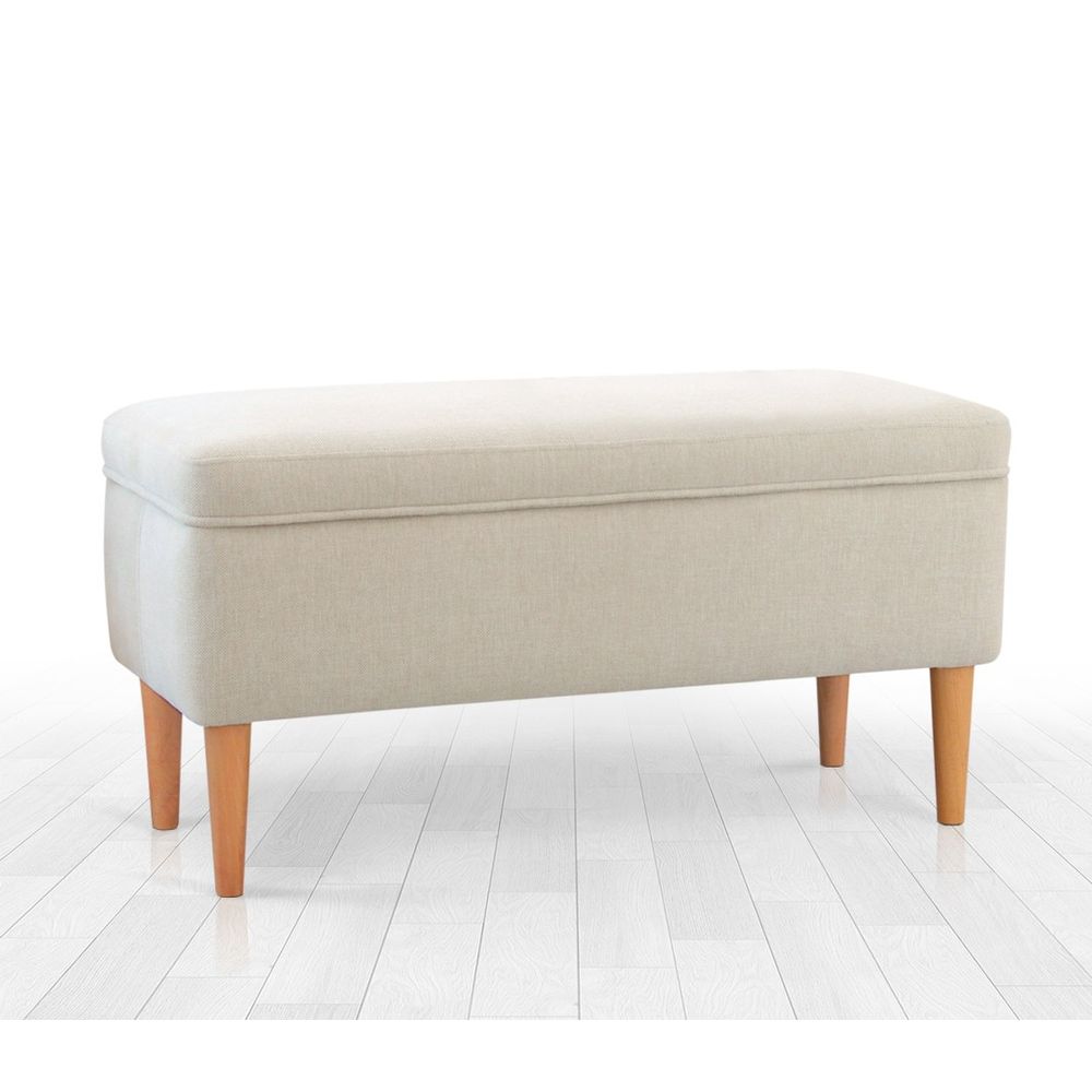 Glend - Kremasti Pouf slika 6