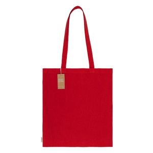 NATURELLA RECYCLE,torba od recikl.pamuka,crvena